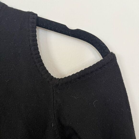 Stradivarius, black open shoulder, long-sleeved, sweater, great condition, S - Picture 3 of 7